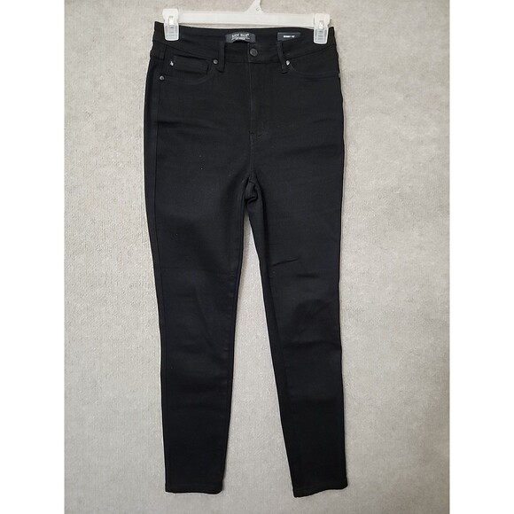 Judy Blue Denim - Judy Blue Skinny Fit Jeans Womens Juniors 9 29 Black Stretch